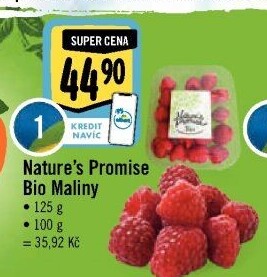 Maliny bio Nature'