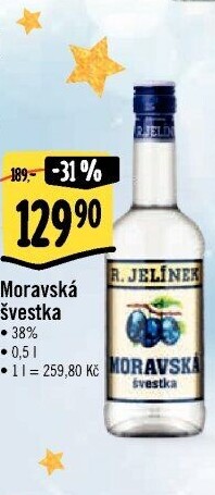 Pálenka Švestka Moravská Rudolf Jelínek
