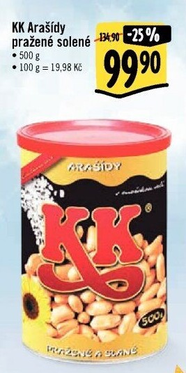 Pražené arašídy KK
