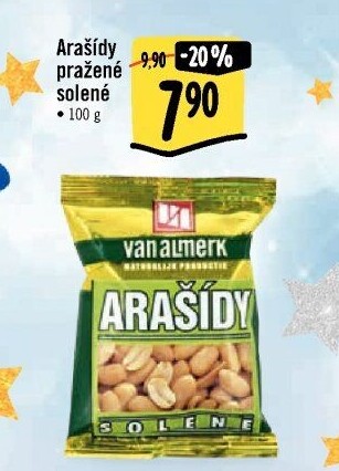 Pražené arašídy Van Almerk