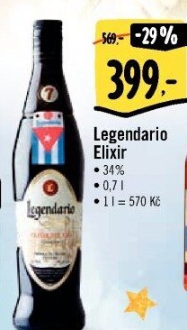 Rum Legendario Elixir de Cuba 7YO
