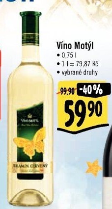 Vína Motýl Víno Mikulov