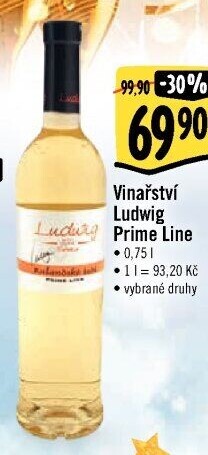 Vína Prime Line Vinařství Ludwig