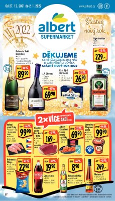 akční leták Albert 27.12.2021-2.1.2022
