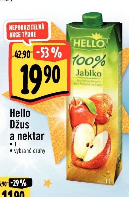 Hello Džus a nektar