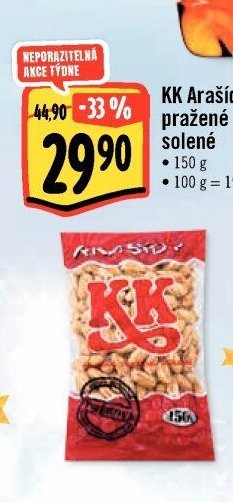KK Arašídy pražené solené