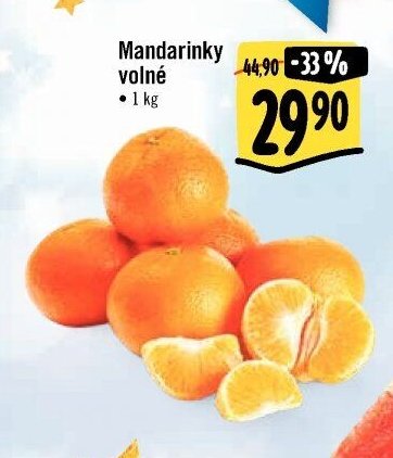 Mandarinky volné