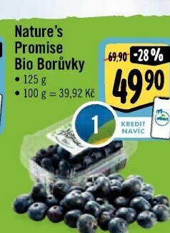 Borůvky bio Nature'