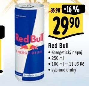 Energetický nápoj Red Bull