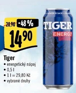 Energetický nápoj Tiger