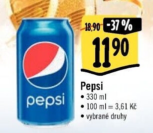 Limonáda Pepsi