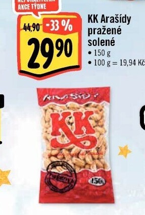 Pražené arašídy KK