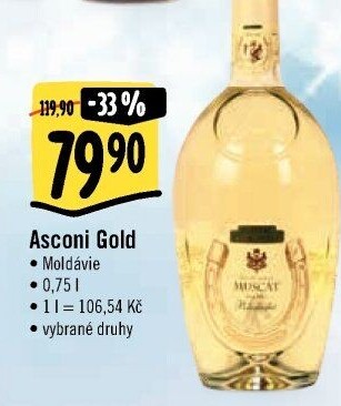 Vína Gold Asconi