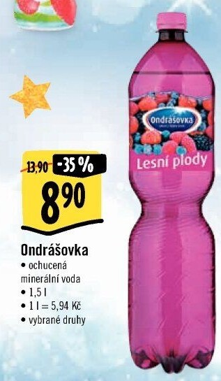 Voda ochucená Ondrášovka