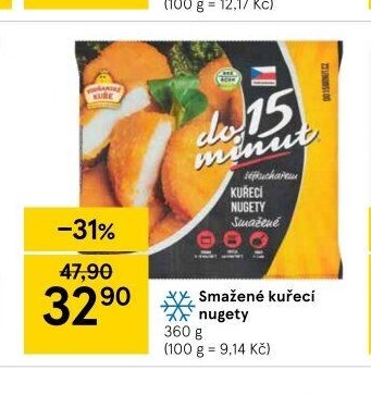 Smažené kuřecí nugety