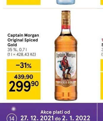 Captain Morgan Original Spiced Gold