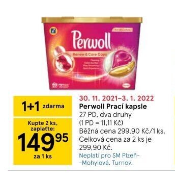 Perwoll Prací kapsle