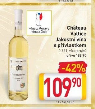 Château Valtice Jakostní vína s přívlastkem