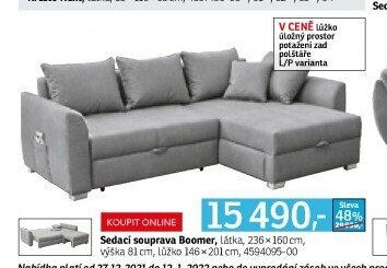 Sedací souprava Boomer - ASKO akcniletaky.com