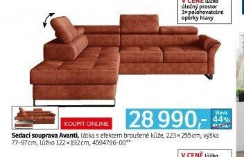 Sedací souprava Avanti - ASKO akcniletaky.com