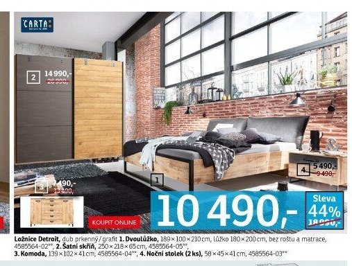 Ložnice Detroit - ASKO akcniletaky.com