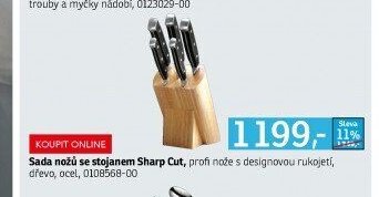 Sada nožů se stojanem Sharp Cut - ASKO akcniletaky.com