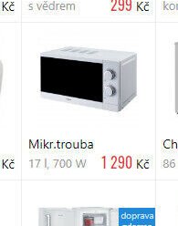 Mikr.trouba 17 l, 700 W