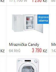 Mraznička Candy 64 litrů