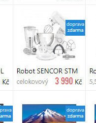 Robot SENCOR STM celokovový