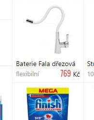 Baterie Fala dřezová flexibilní