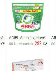 ARIEL All in 1 gelové 66 ks Mountair