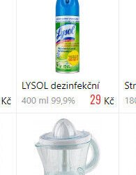 LYSOL dezinfekční 400 ml 99,9%