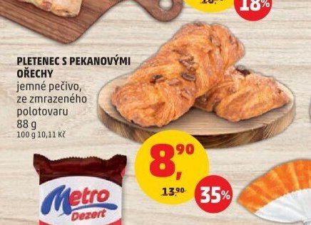 PLETENEC S PEKANOVÝMI OŘECHY