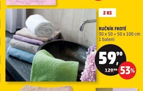 RUČNÍK FROTÉ
