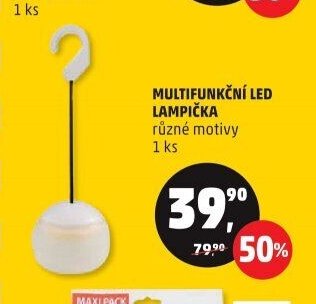 MULTIFUNKČNÍ LED LAMPIČKA