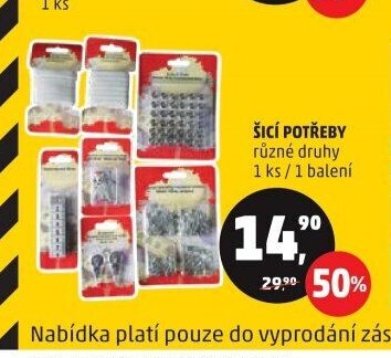 ŠICÍ POTŘEBY