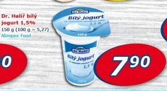 Bílý jogurt Dr.Halíř