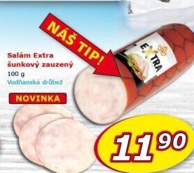 Salám kuřecí extra šunkový Vodňanská drůbež