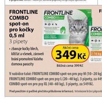 FRONTLINE COMBO spot-on pro kočky