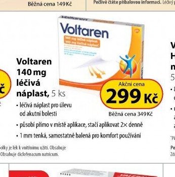 Voltaren 140 mg léčivá náplast, 5 ks