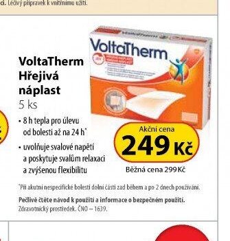 VoltaTherm Hřejivá náplast, 5 ks