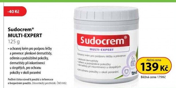 Krém na ekzém a akné Multi Expert Sudocrem