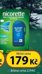 Nikotinové pastilky 4 mg Nicorette