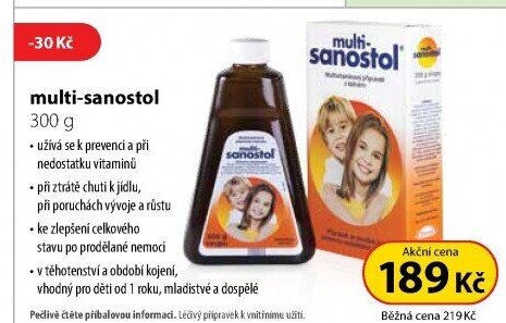Sirup vitamínový Multi-Sanostol