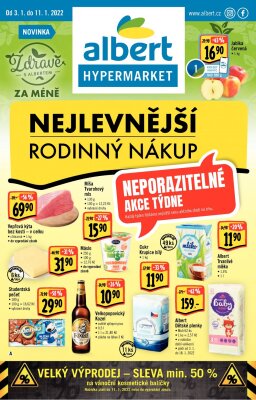 akční leták Albert 3.1.2022-11.1.2022
