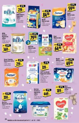 akční leták Albert 3.1.2022-11.1.2022