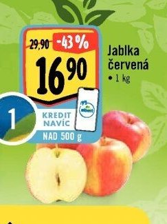 Jablka červená