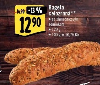 Bageta celozrnná