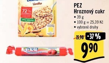 Bonbony z hroznového cukru PEZ