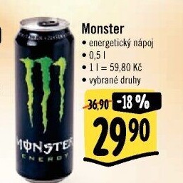 Energetický nápoj Monster Energy
